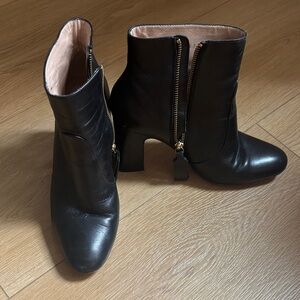 Stuart Weitzman Black Ankle Booties